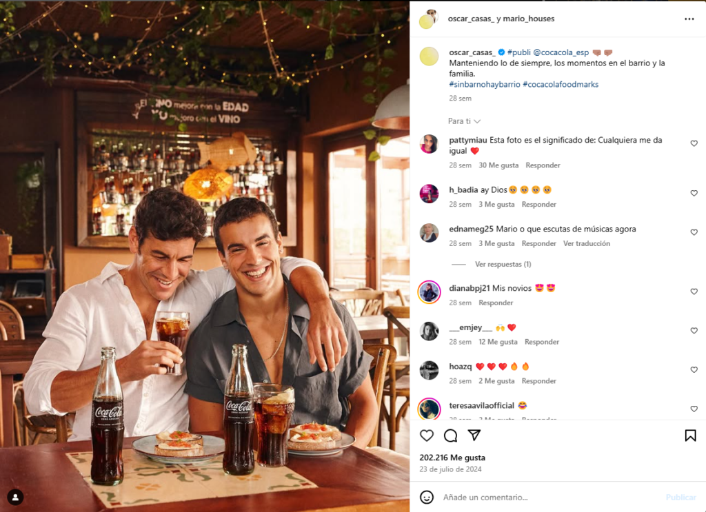 Mario y su hermano en un bar