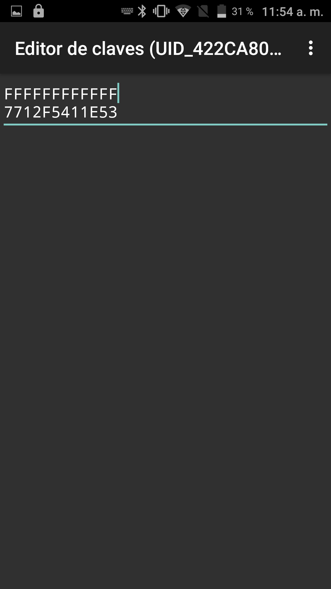 mifare classic tool passwords