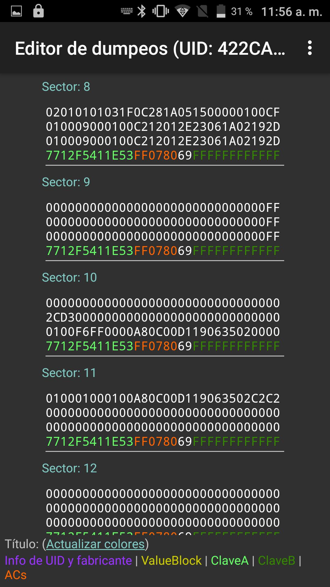 mifare classic tool dump